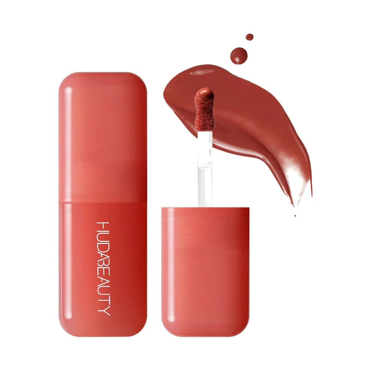 Blush liquide Huda Beauty Blush Filter 4,5 ml, teinte Watermelon Pop, sur fond blanc