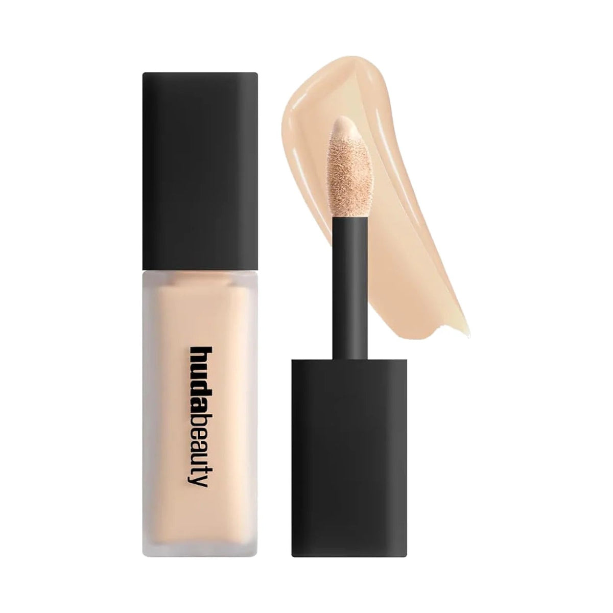 Anticernes Huda Beauty #FauxFilter Luminous Matte 9 ml, teinte 1.3G Marshmallow, sur fond blanc