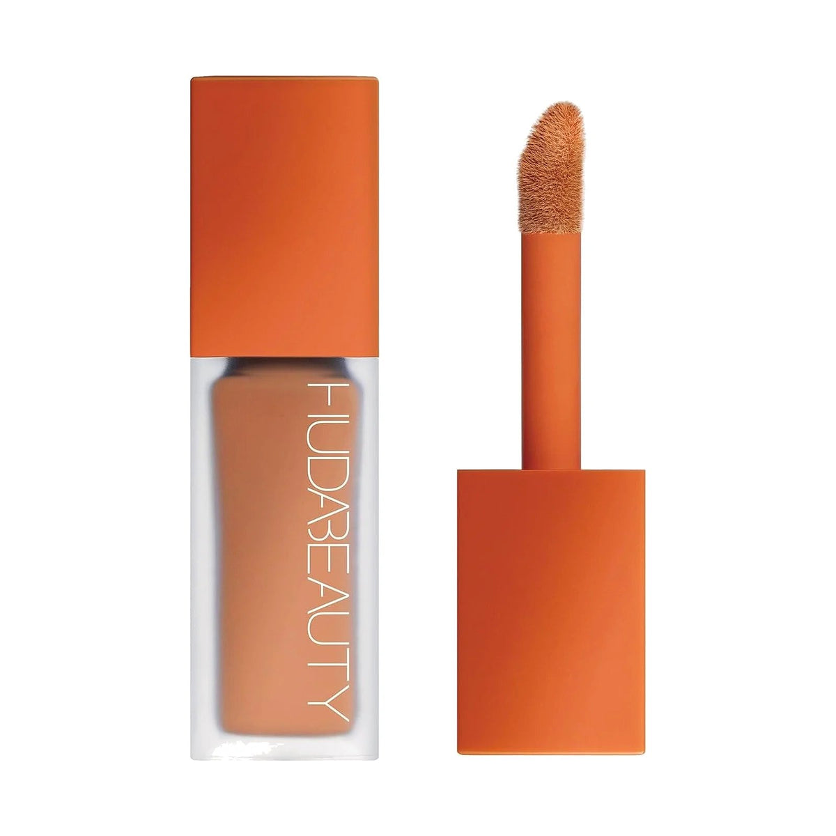 Correcteur de couleur Huda Beauty #FauxFilter Under Eye 9 ml, teinte Mango, sur fond blanc