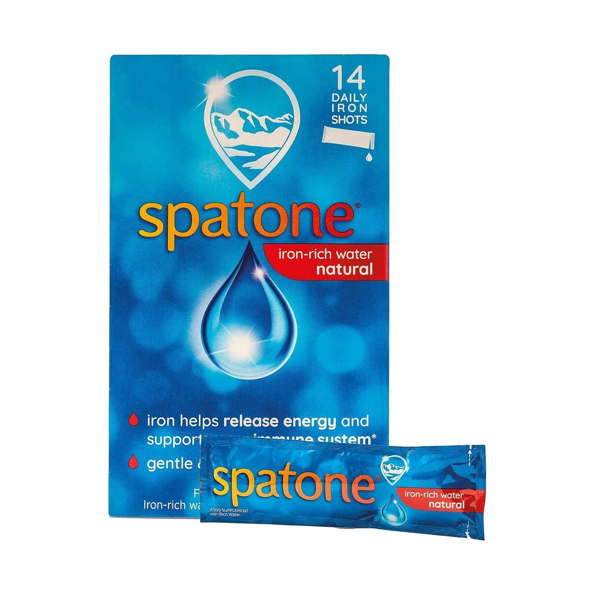 Spatone Fer naturel liquide, 14 sachets