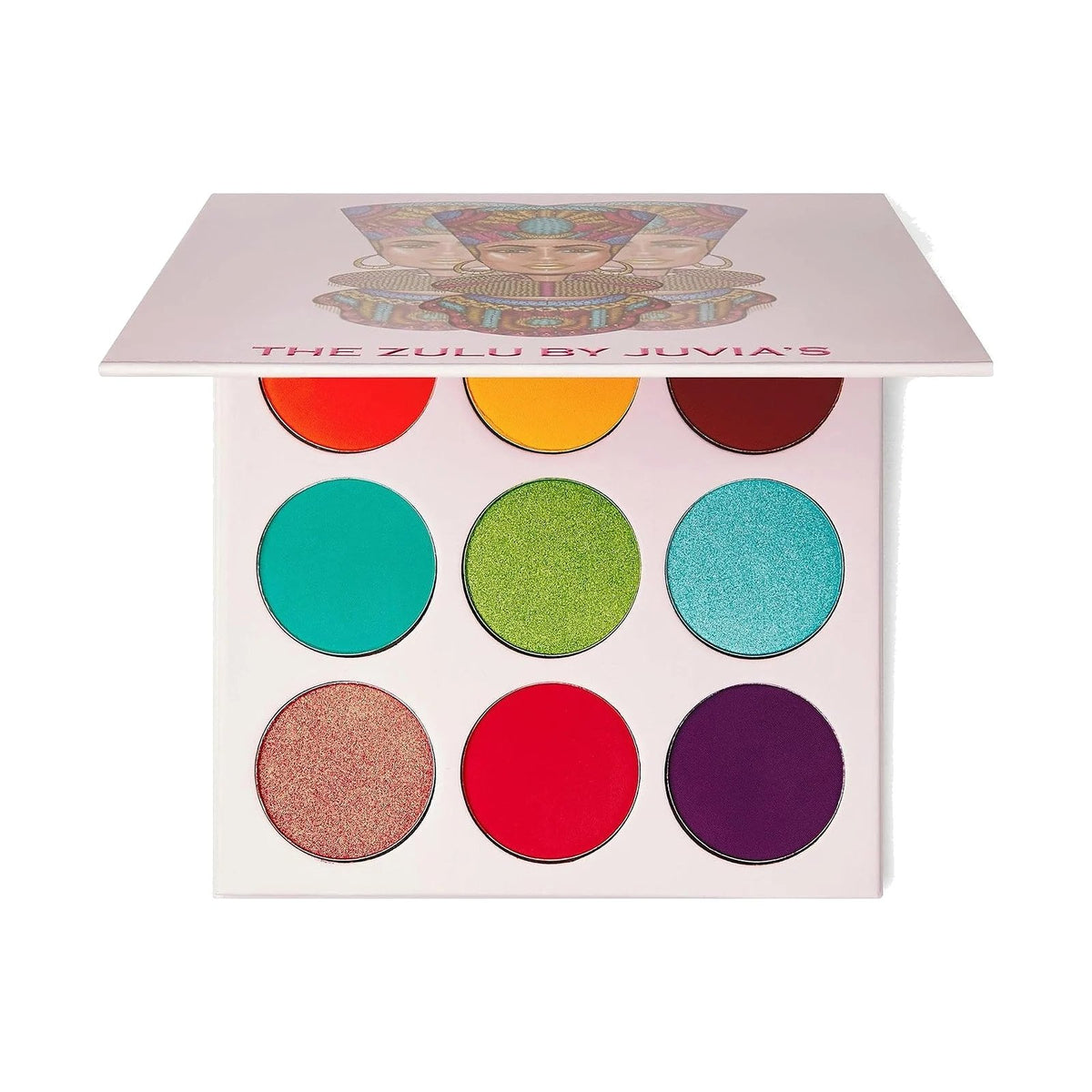 Palette de fards Juvia's Place, teinte The Zulu, sur fond blanc