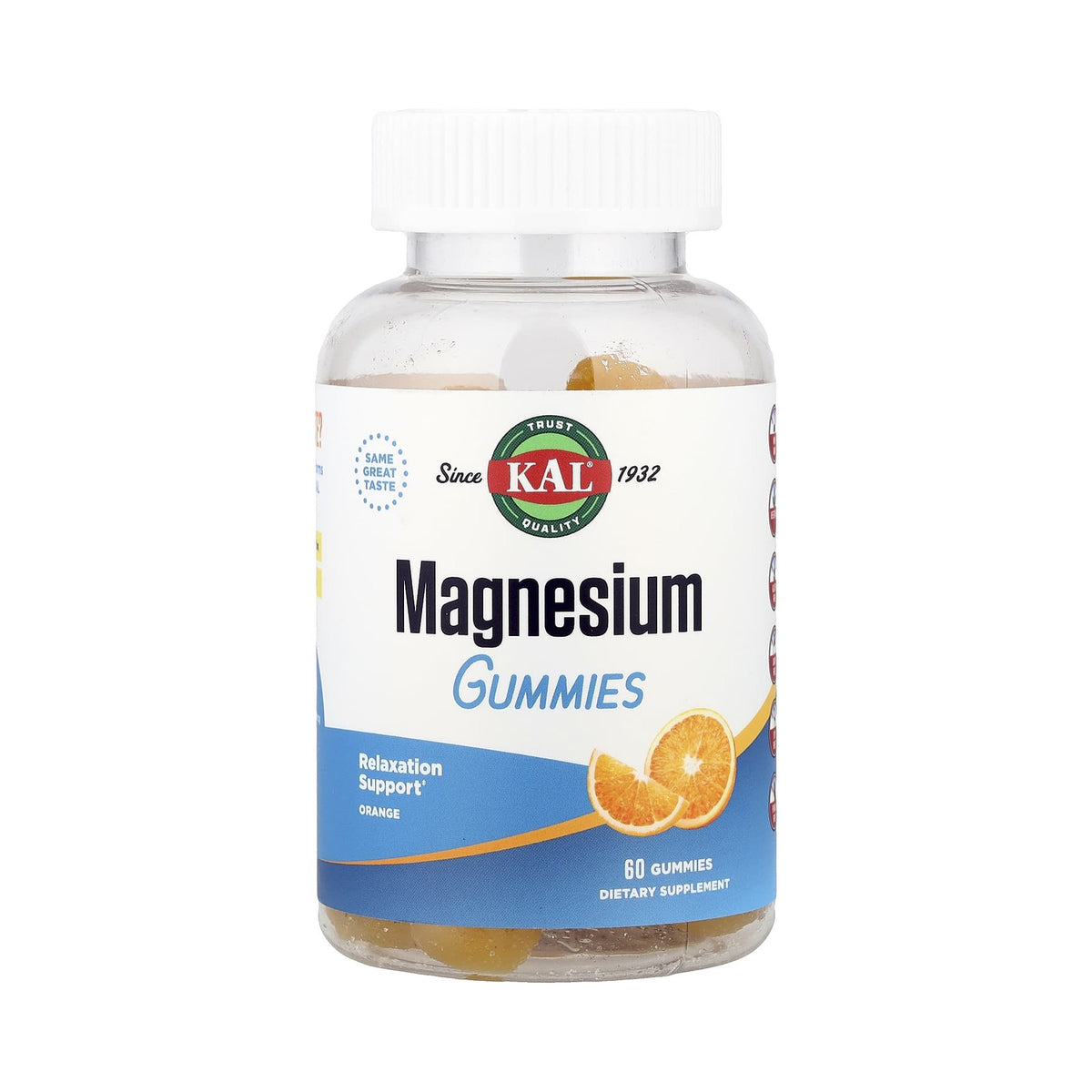 KAL Magnésium en gommes orange 60 gommes