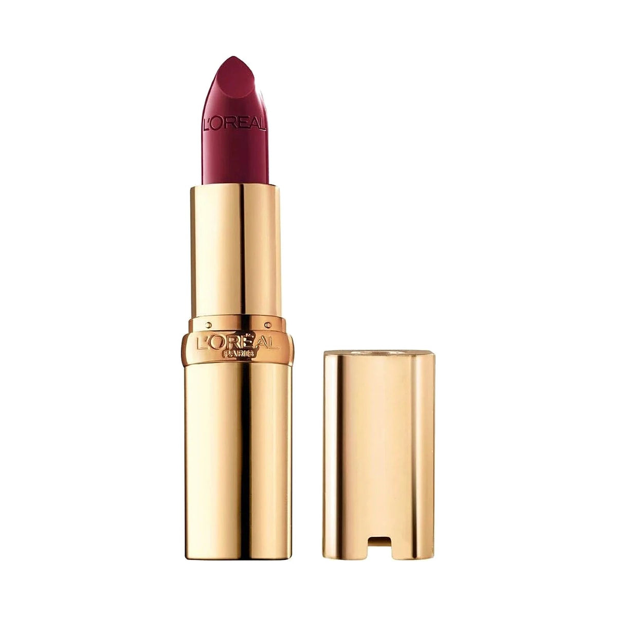 Rouge à lèvres L'Oréal Paris Color Riche, teinte 124 S'il Vous Plaît, sur fond blanc
