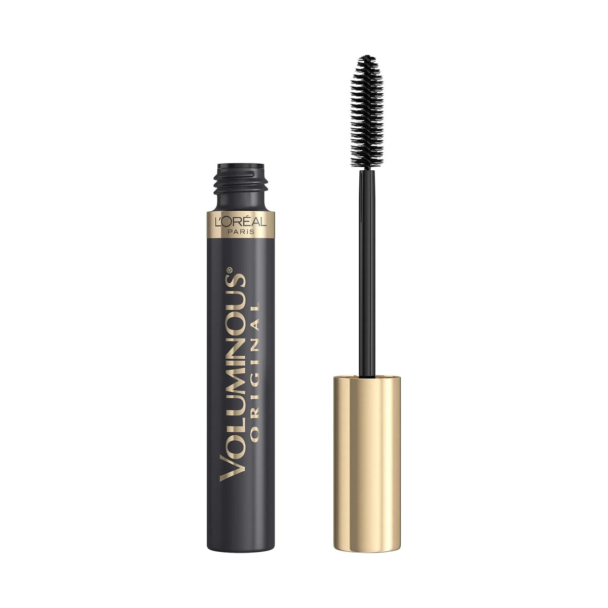 Mascara L'Oréal Paris Voluminous Original brun noir sur fond blanc