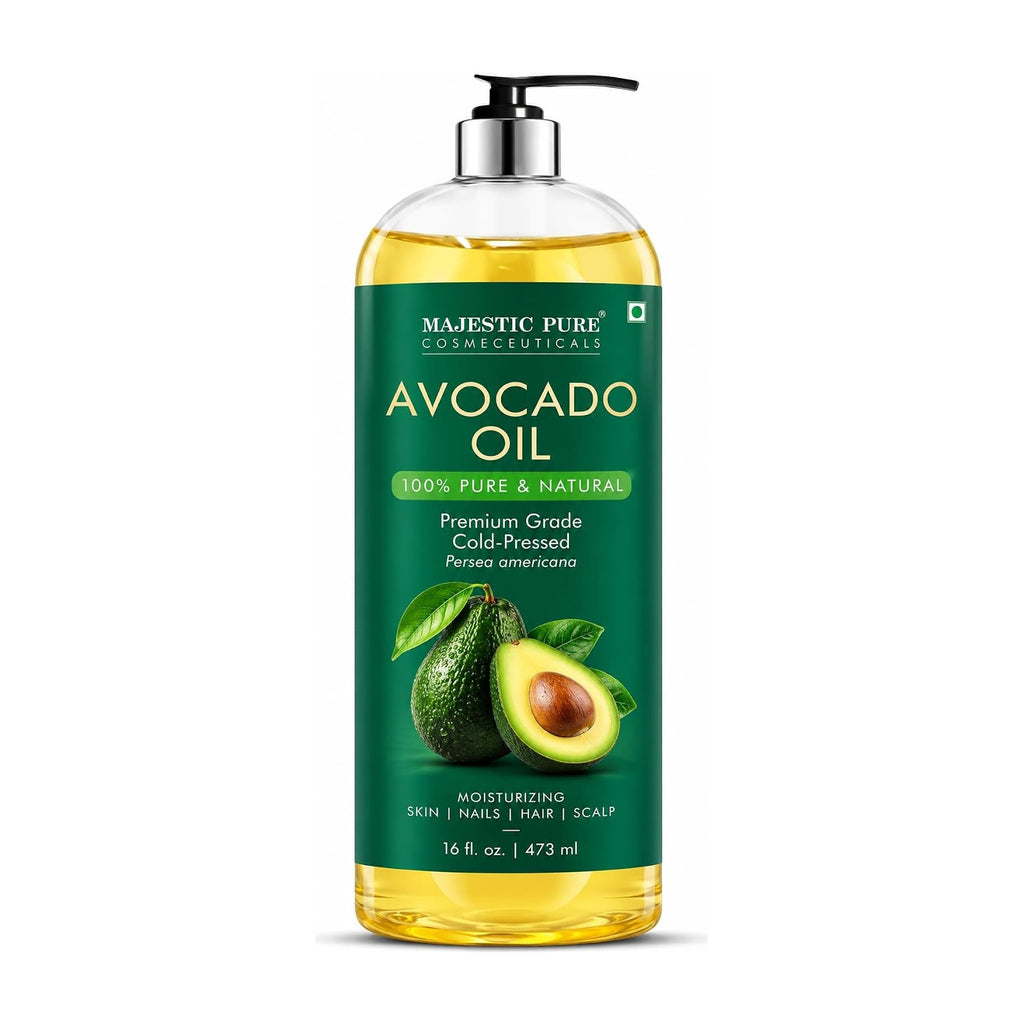 Majestic Pure Huile d'avocat pressée à froid 473 ml