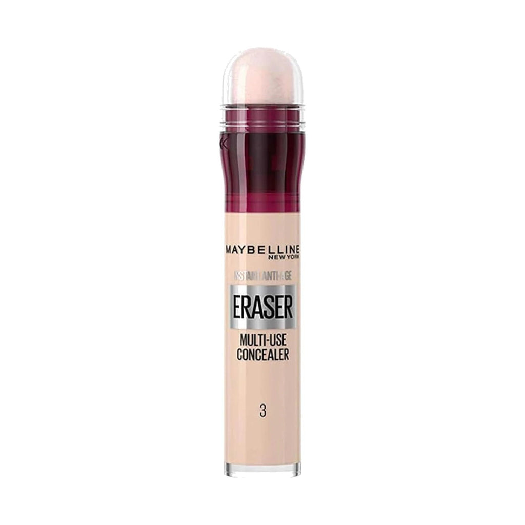 Anticernes Maybelline Instant Age Rewind Eraser 6,8 ml, teinte 03 Fair, sur fond blanc