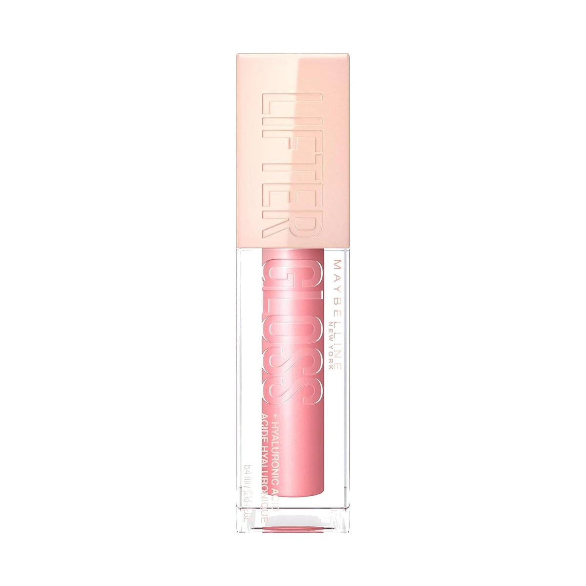 Gloss Maybelline Lifter Gloss 5,4 ml, teinte Silk, sur fond blanc