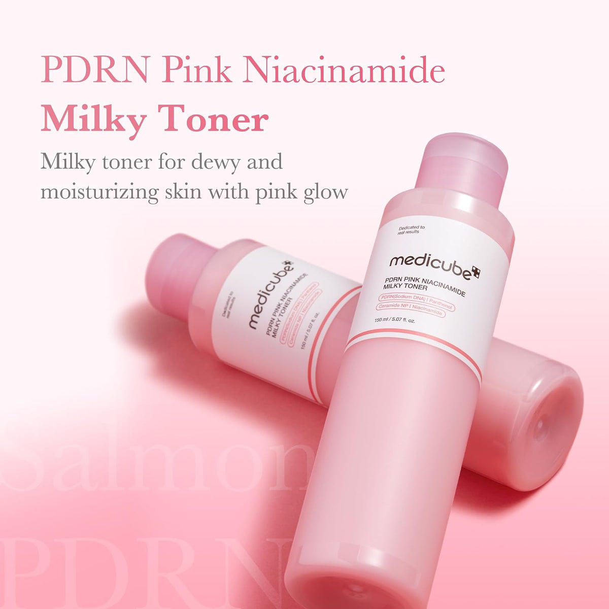 Medicube PDRN Pink toner lacté à la niacinamide, 150 ml · photo 2