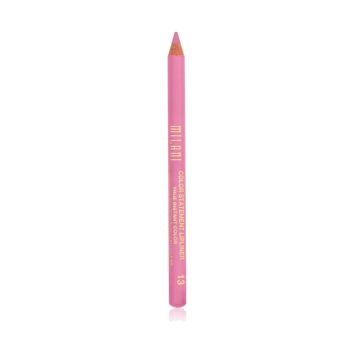 Crayon à lèvres Milani Color Statement 1,13 g, teinte Pretty Pink, sur fond blanc