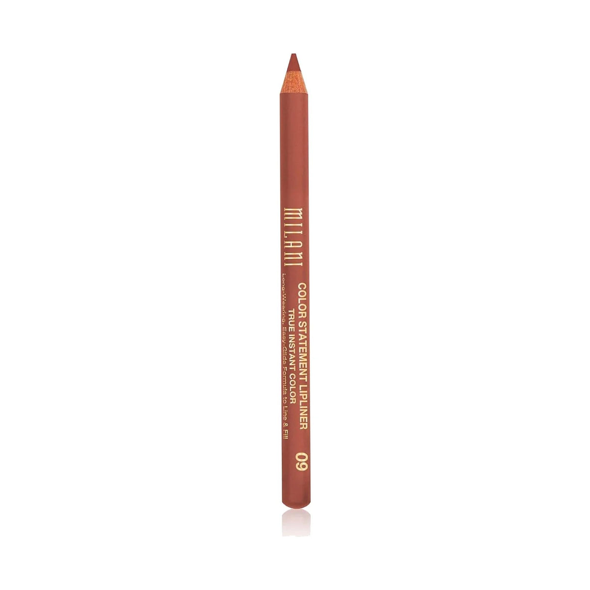 Crayon à lèvres Milani Color Statement 1,13 g, teinte Spice, sur fond blanc