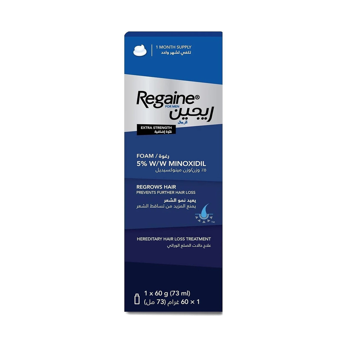 Regaine Homme minoxidil 5 % solution 60 ml