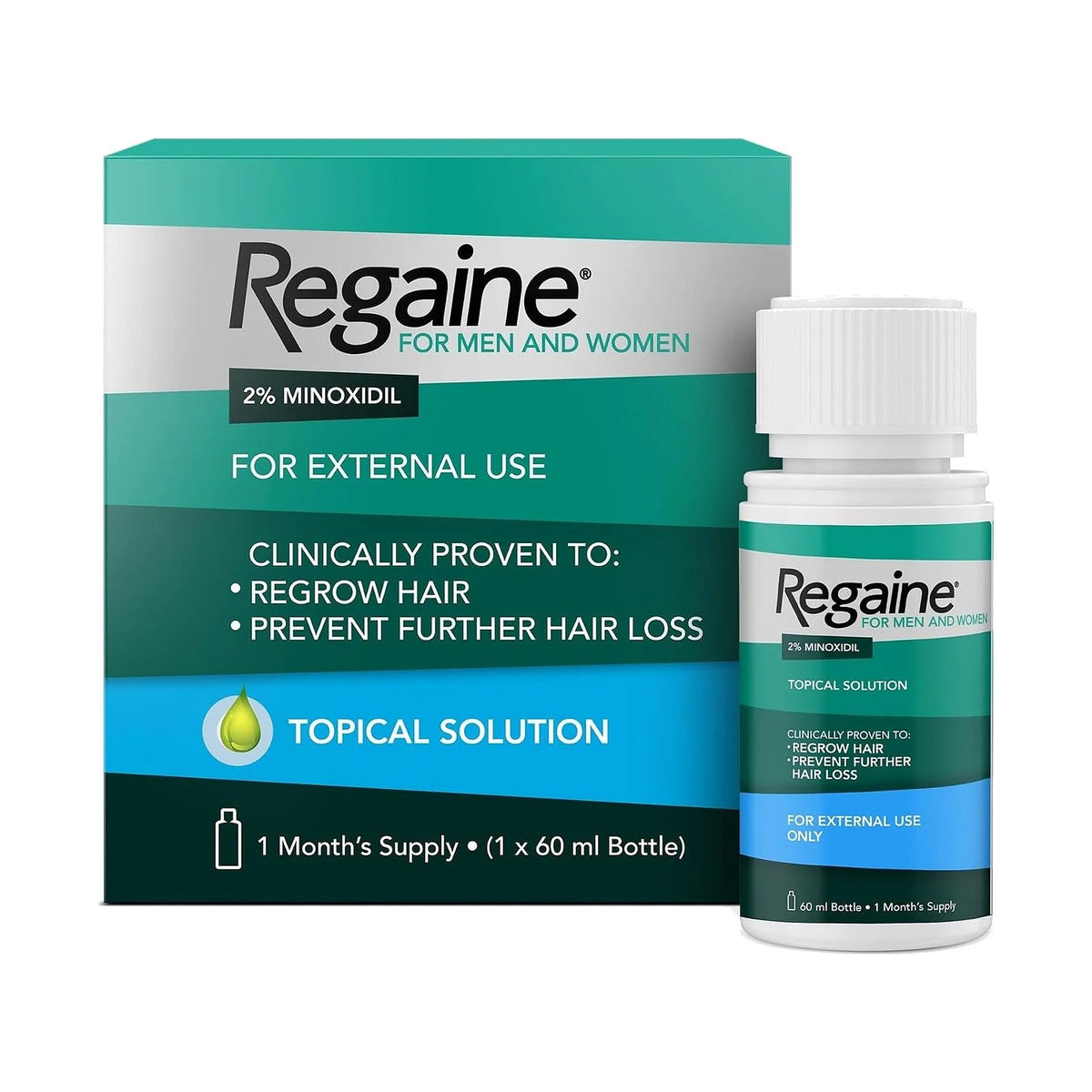 Regaine Minoxidil 2 % solution 60 ml