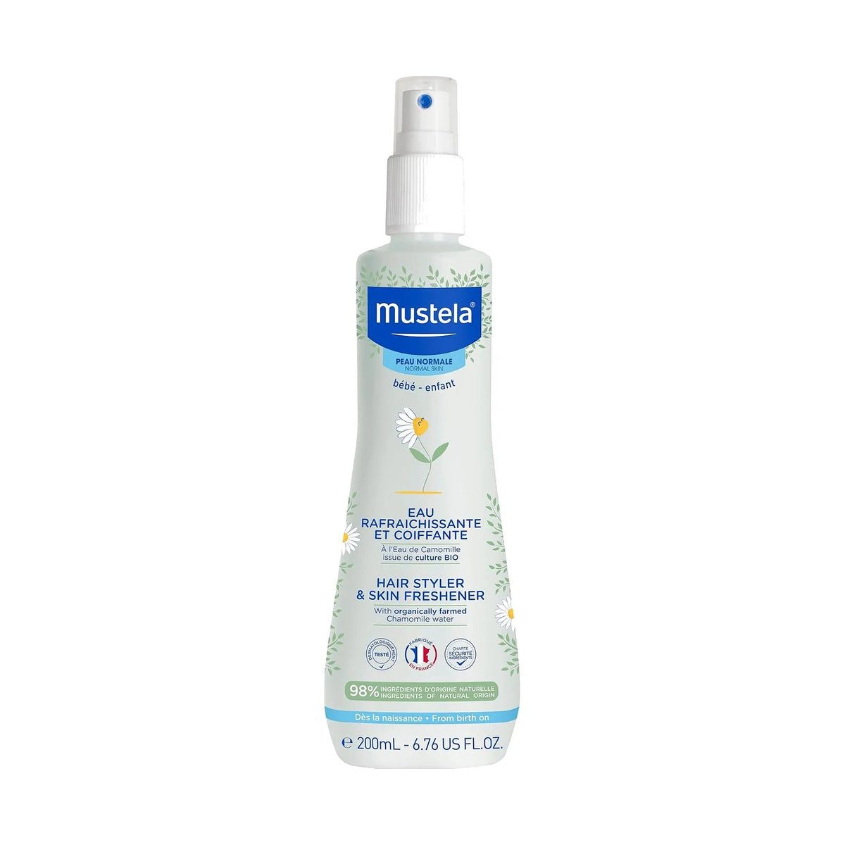 Mustela Eau rafraîchissante et coiffante 200 ml