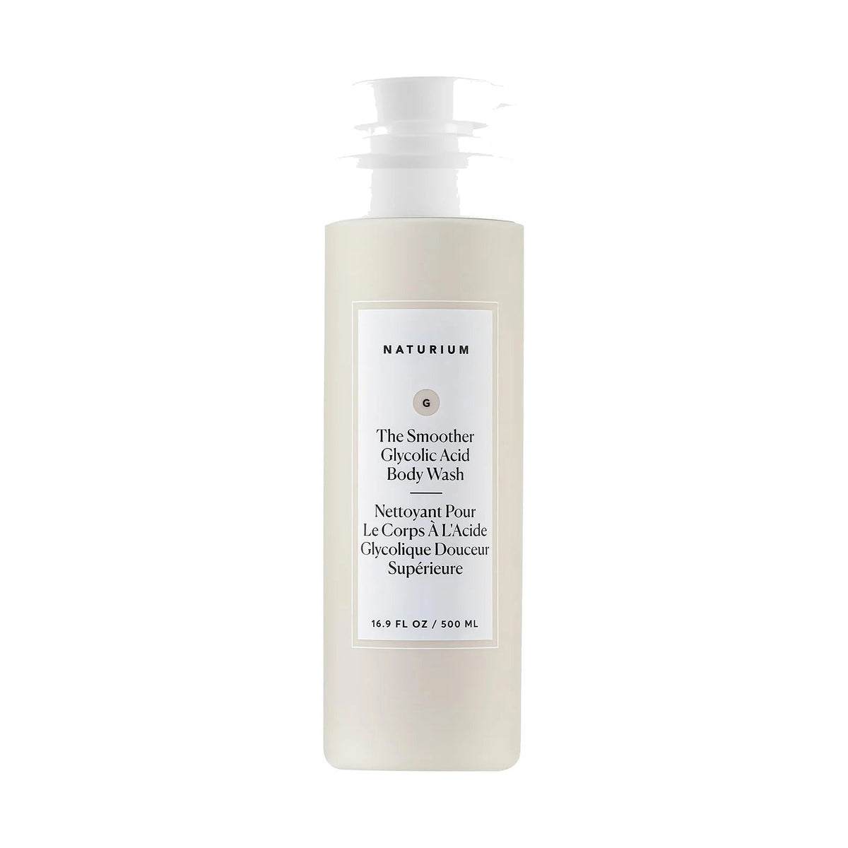 Naturium Gel douche corps 500 ml - The Smoother, acide glycolique