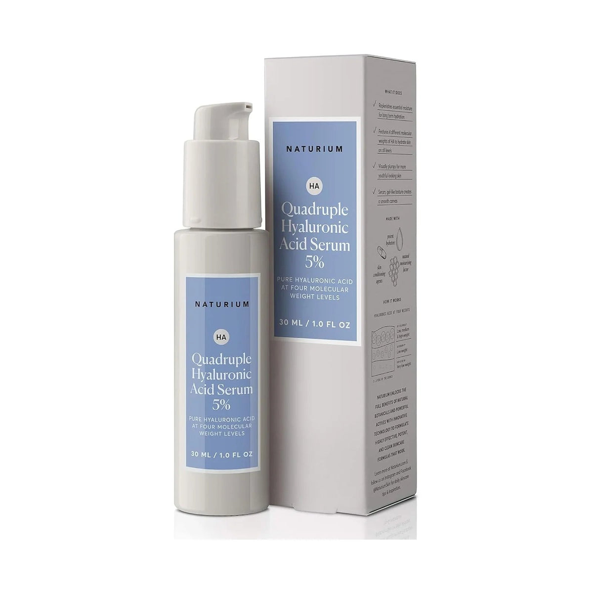 Naturium Sérum Quadruple Hyaluronic Acid 5% 30 ml