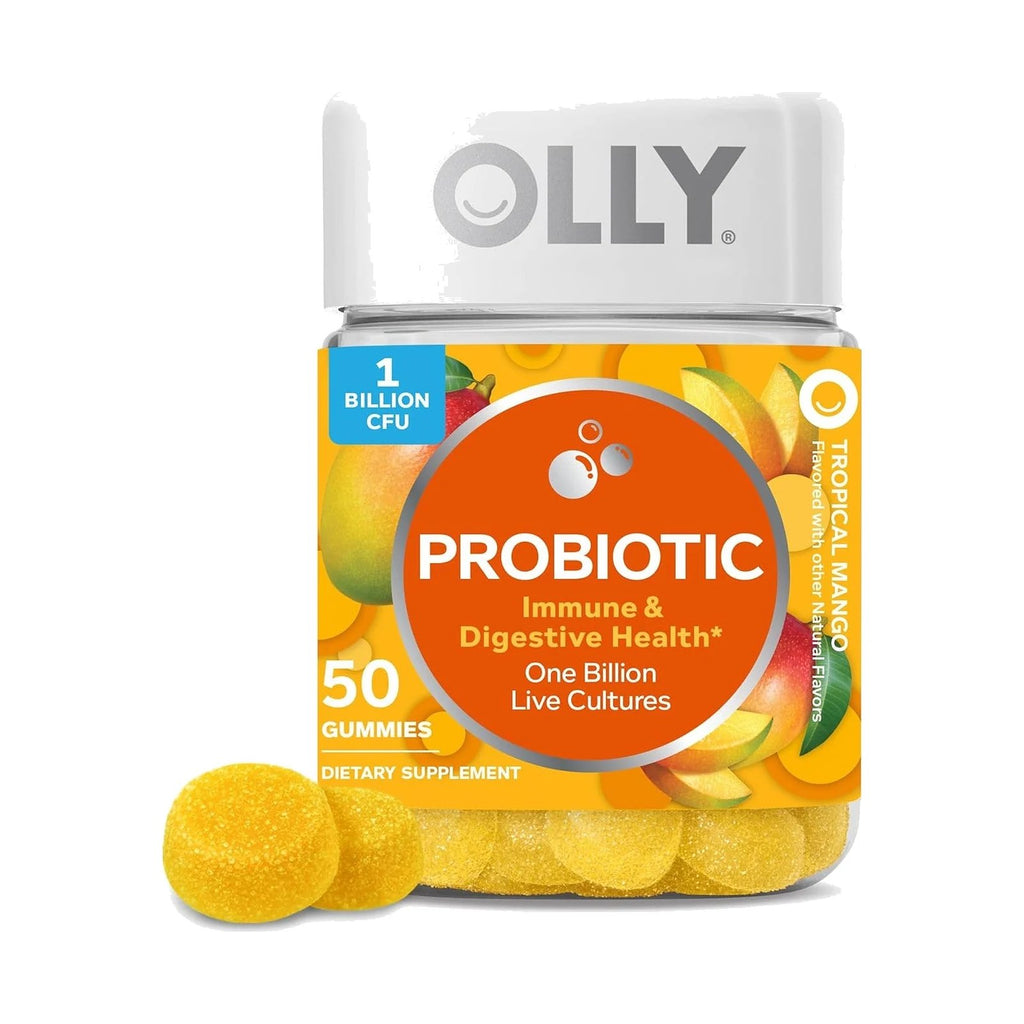 OLLY Probiotique en gommes mangue, 50 gommes
