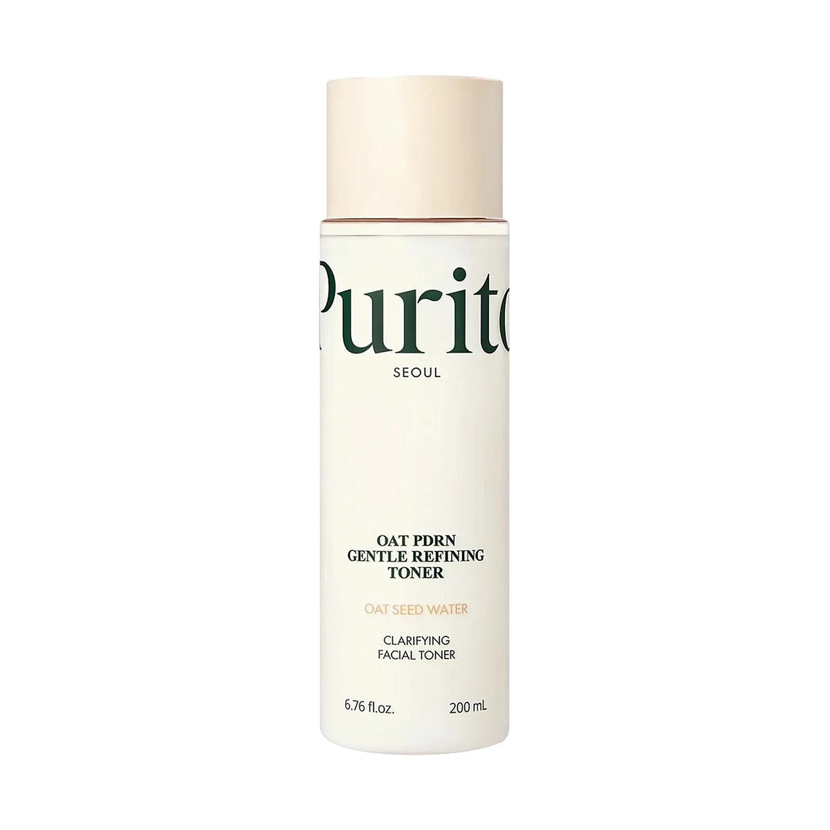 Tonique Purito Oat PDRN Gentle Refining 200 ml, flacon seul sur fond blanc