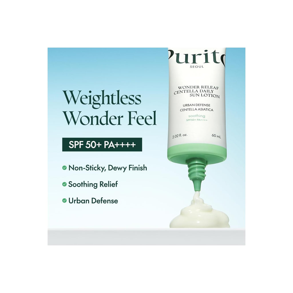 Purito Wonder Releaf Centella lotion solaire quotidienne SPF50+, 60 ml · photo 2