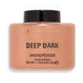 Poudre libre Revolution Loose Baking Powder 32 g, teinte Deep Dark Brown, sur fond blanc