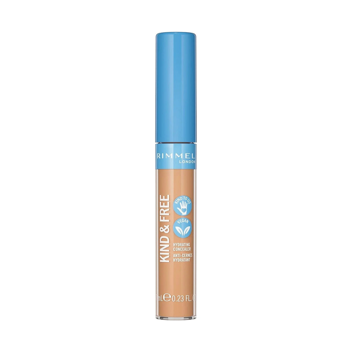 Anticernes Rimmel Kind & Free 7 ml, teinte 020 Light, sur fond blanc