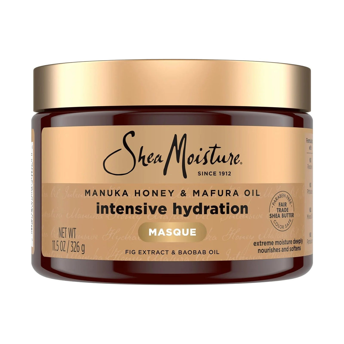 SheaMoisture Masque Intensive Hydration Manuka Honey & Mafura Oil 340 g