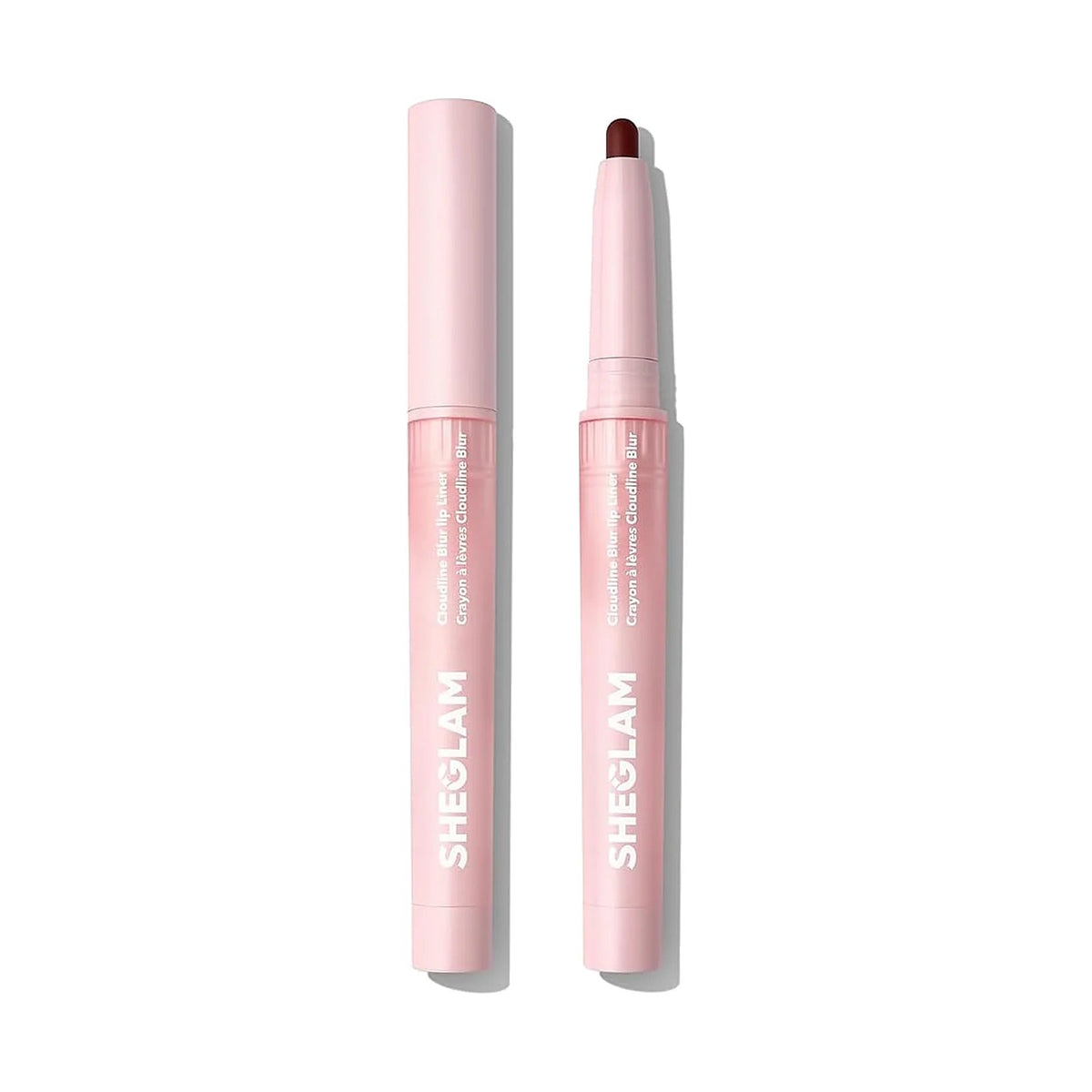 Crayon à lèvres SHEGLAM Cloudline, teinte Storm Bloom, sur fond blanc
