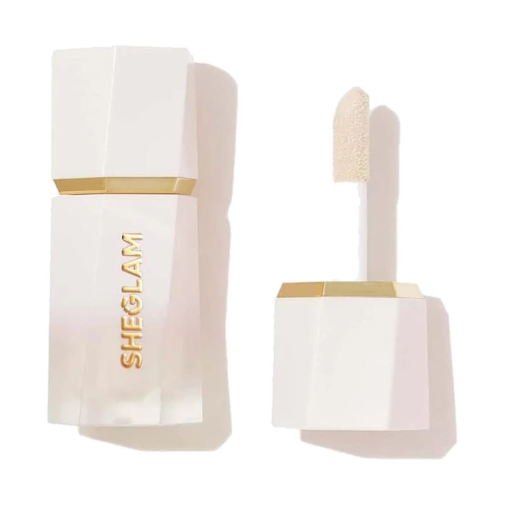 Highlighter liquide SHEGLAM Glow Bloom sur fond blanc