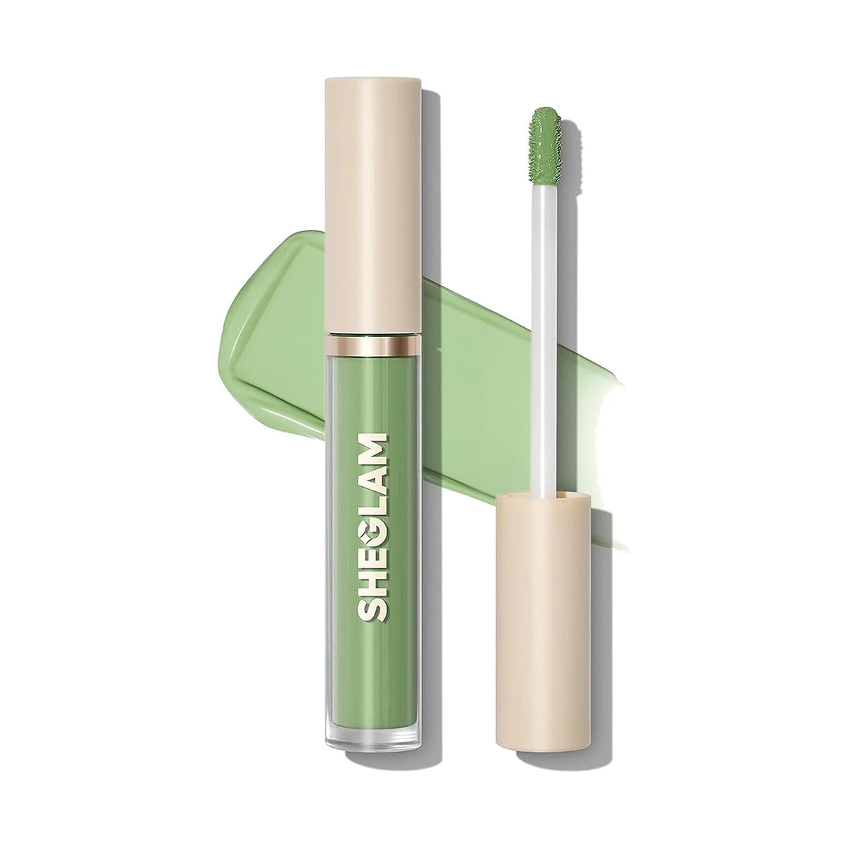 Anticernes SHEGLAM Like Magic 12 h, teinte Green, sur fond blanc