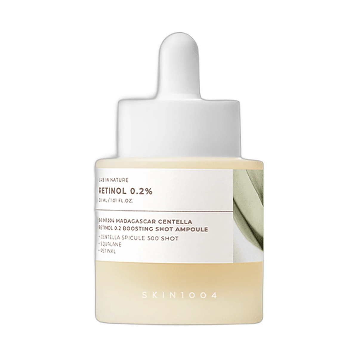 Ampoule SKIN1004 Madagascar Centella Retinol 0.2 Boosting Shot, flacon de 30 ml, photo du produit