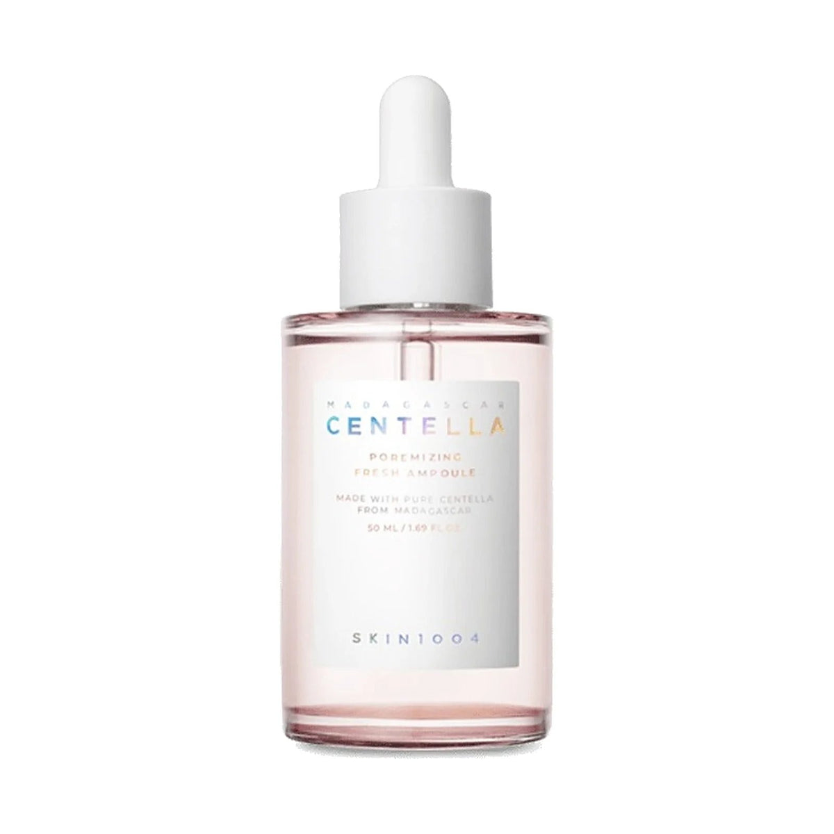 Ampoule SKIN1004 Madagascar Centella Poremizing Fresh Ampoule 50 ml, flacon compte-gouttes seul sur fond blanc