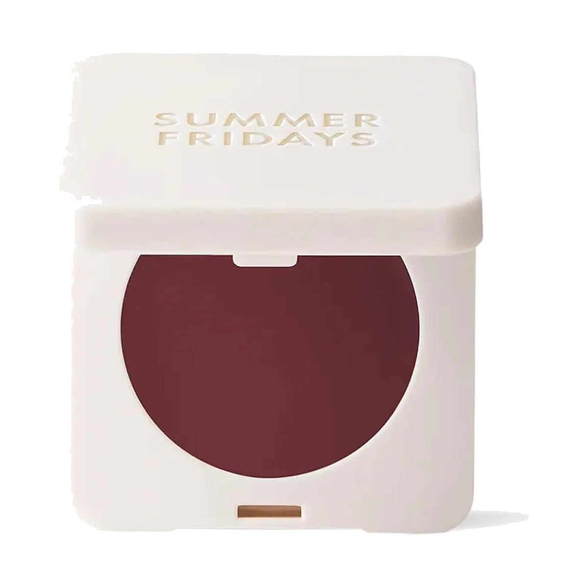 Blush crème Summer Fridays Blush Butter Balm, teinte Berry Spritz, sur fond blanc