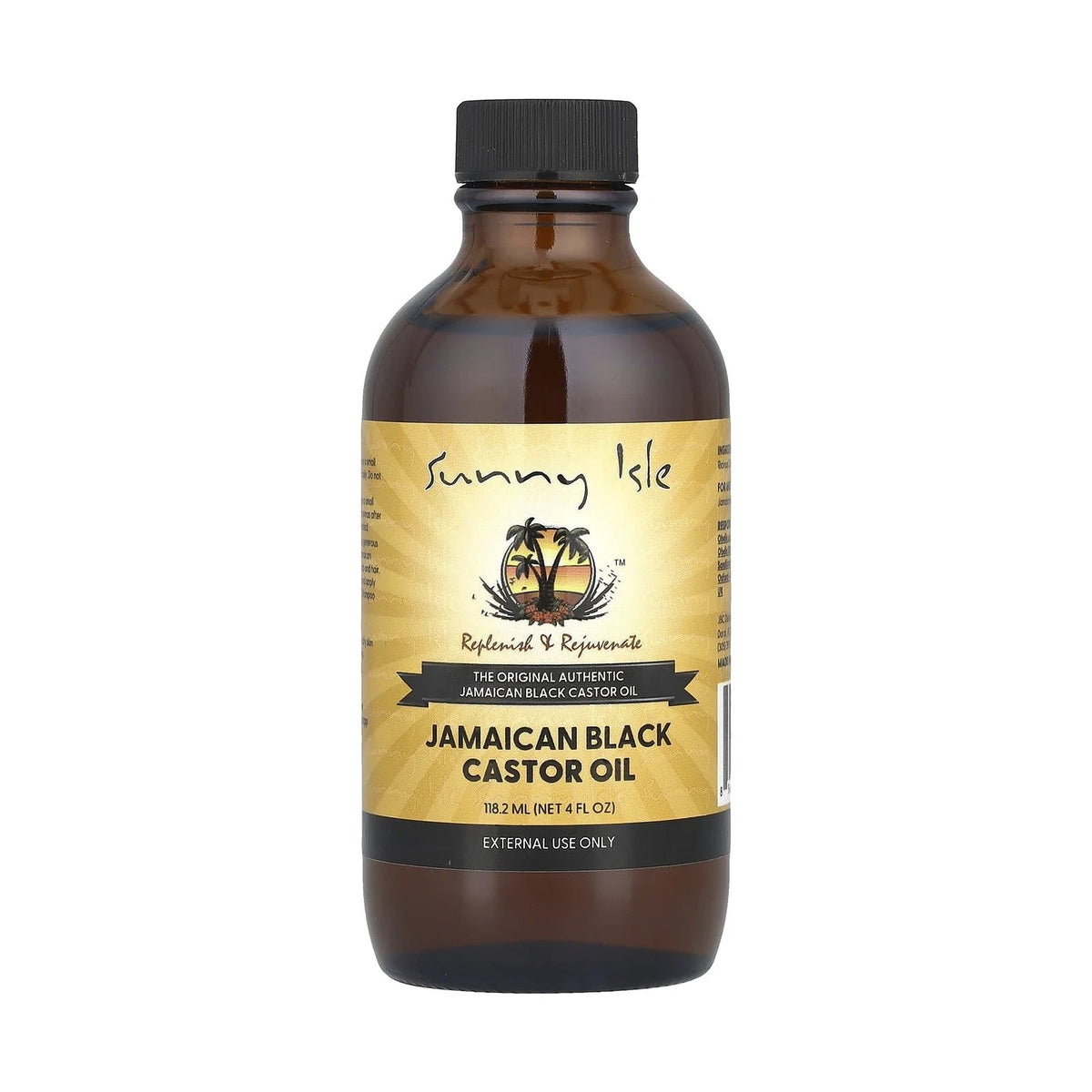 Sunny Isle Huile de ricin noire de Jamaïque 118 ml