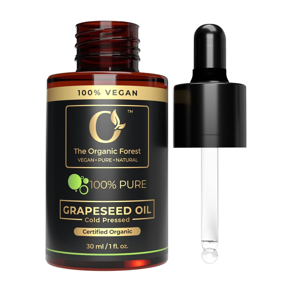 The Organic Forest Huile de pépins de raisin bio 30 ml