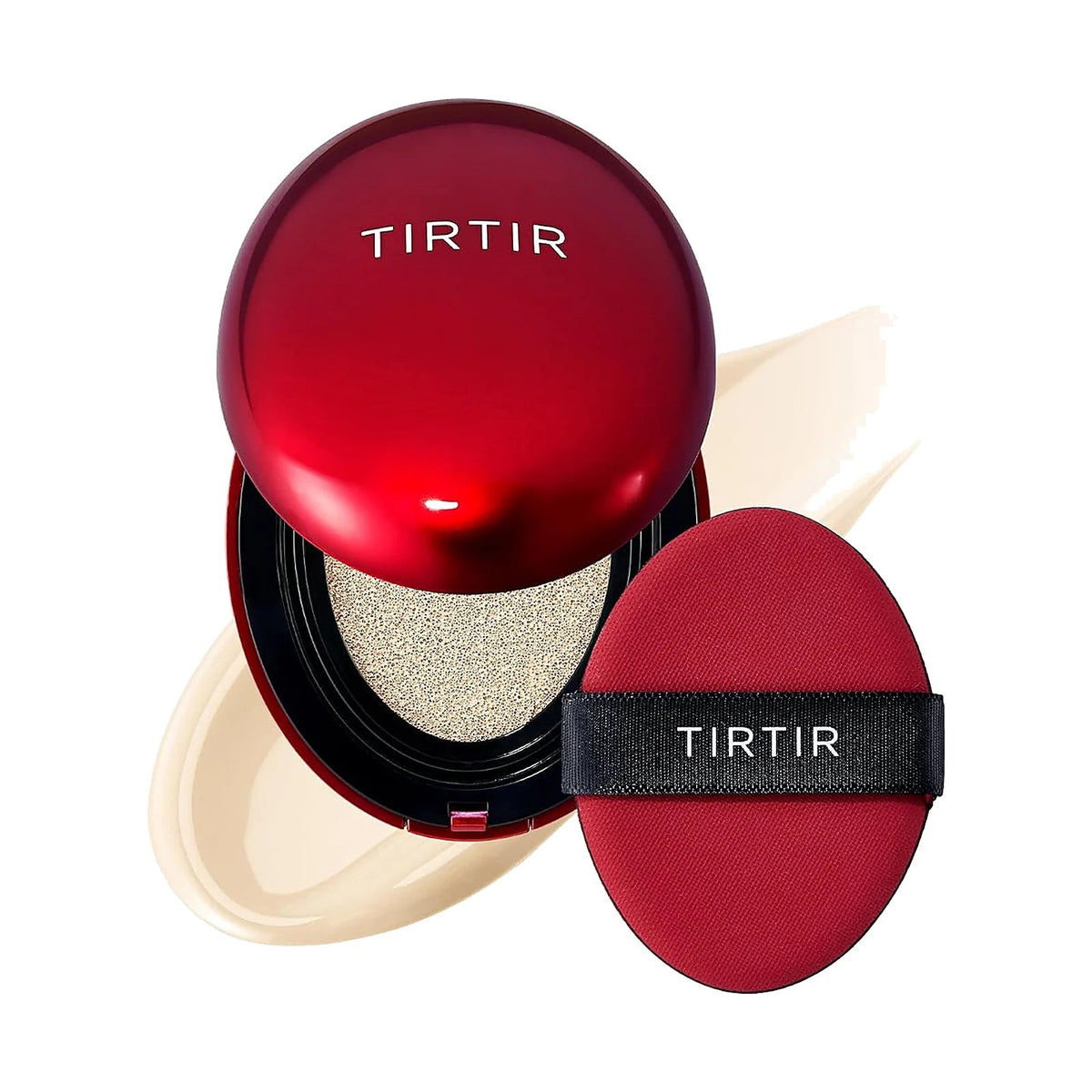 TIRTIR Mask Fit Red Cushion, teinte 13W Cream (mini 4,5 g), sur fond blanc
