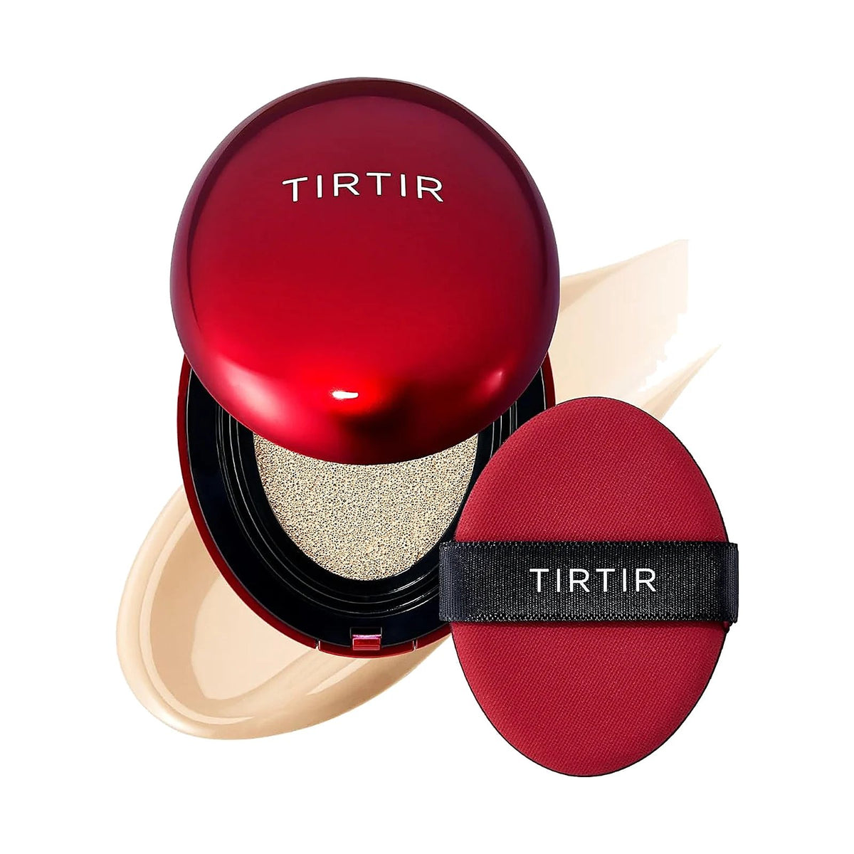 TIRTIR Mask Fit Red Cushion, teinte 17W French Vanilla, sur fond blanc