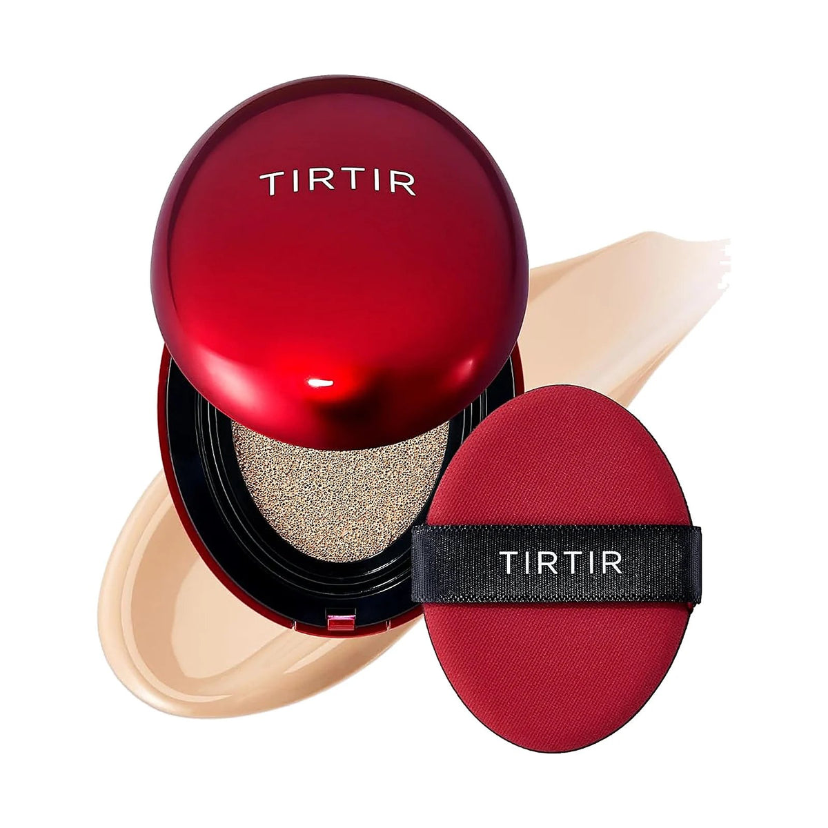 TIRTIR Mask Fit Red Cushion, teinte 23N Sand, sur fond blanc