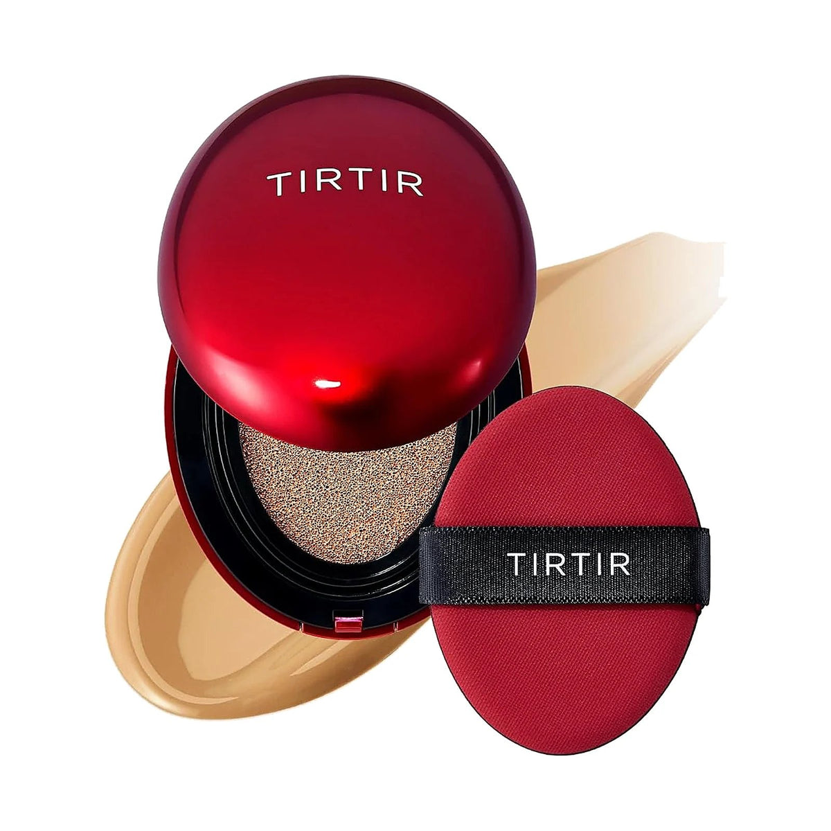 TIRTIR Mask Fit Red Cushion, teinte 29N Natural Beige, sur fond blanc