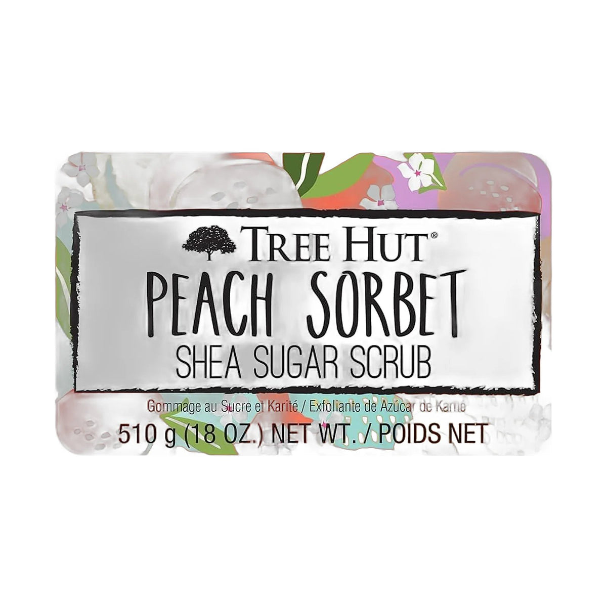 Tree Hut Shea Sugar Scrub gommage corps 510 g - Peach Sorbet
