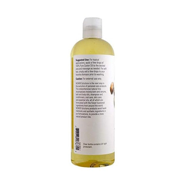 NOW Solutions huile de ricin pure pressée à froid