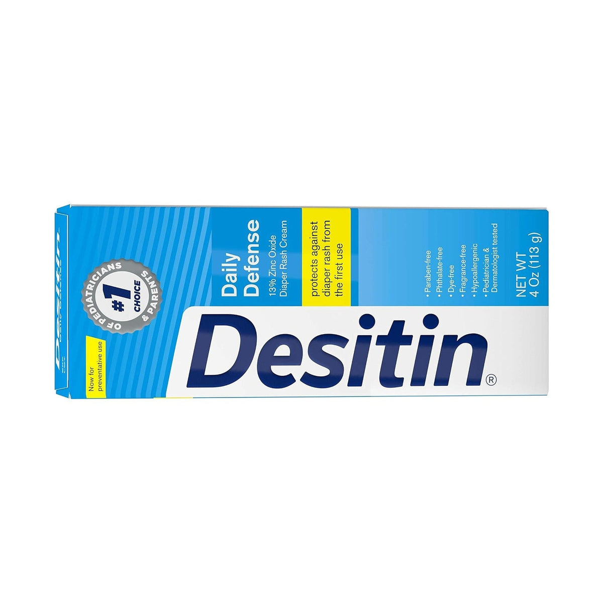 Desitin Daily Defense crème protectrice pour le siège, 113 g