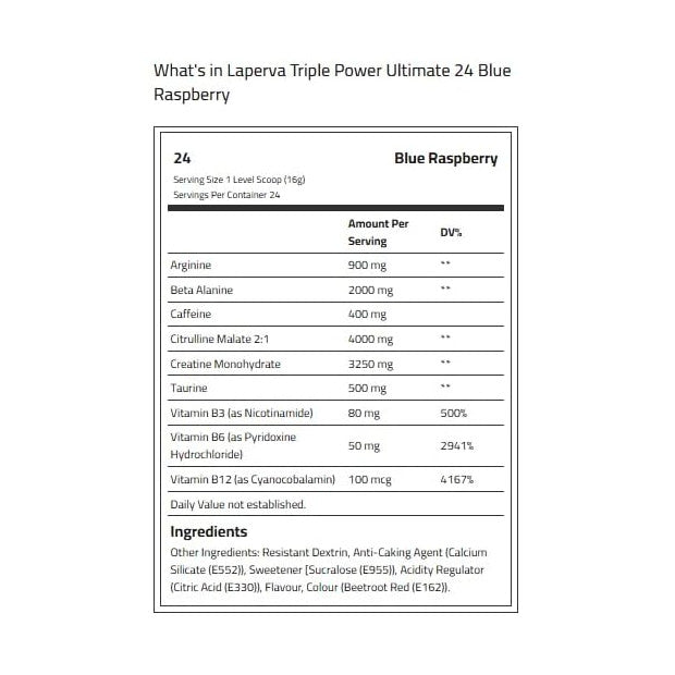 Laperva Triple Power pré-entraînement
