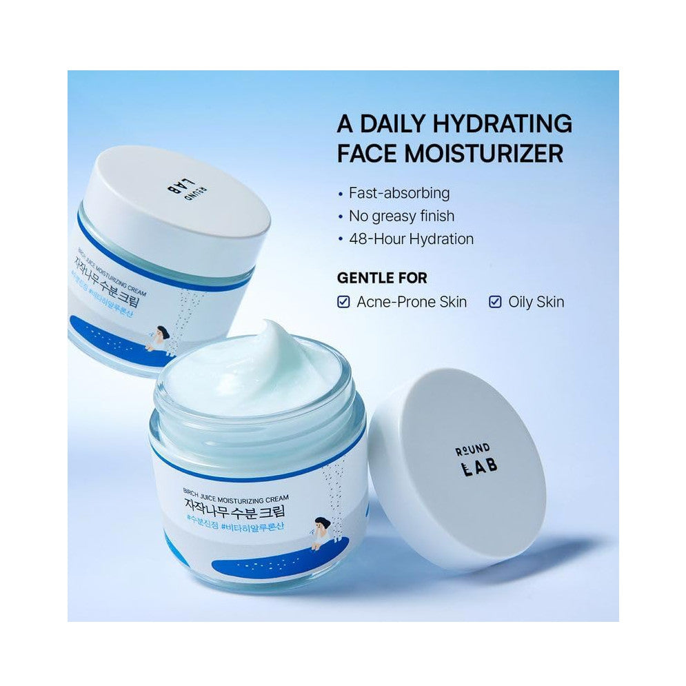 Round Lab Birch Juice crème hydratante légère, 80 ml
