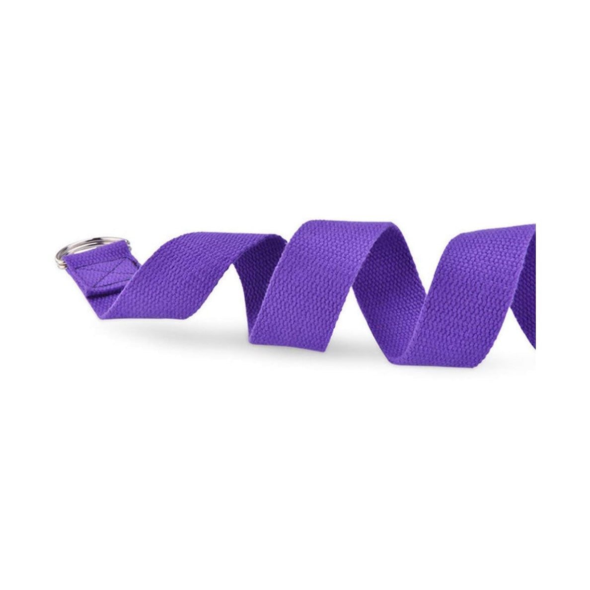 Sangle de yoga et Pilates en coton, boucle en D