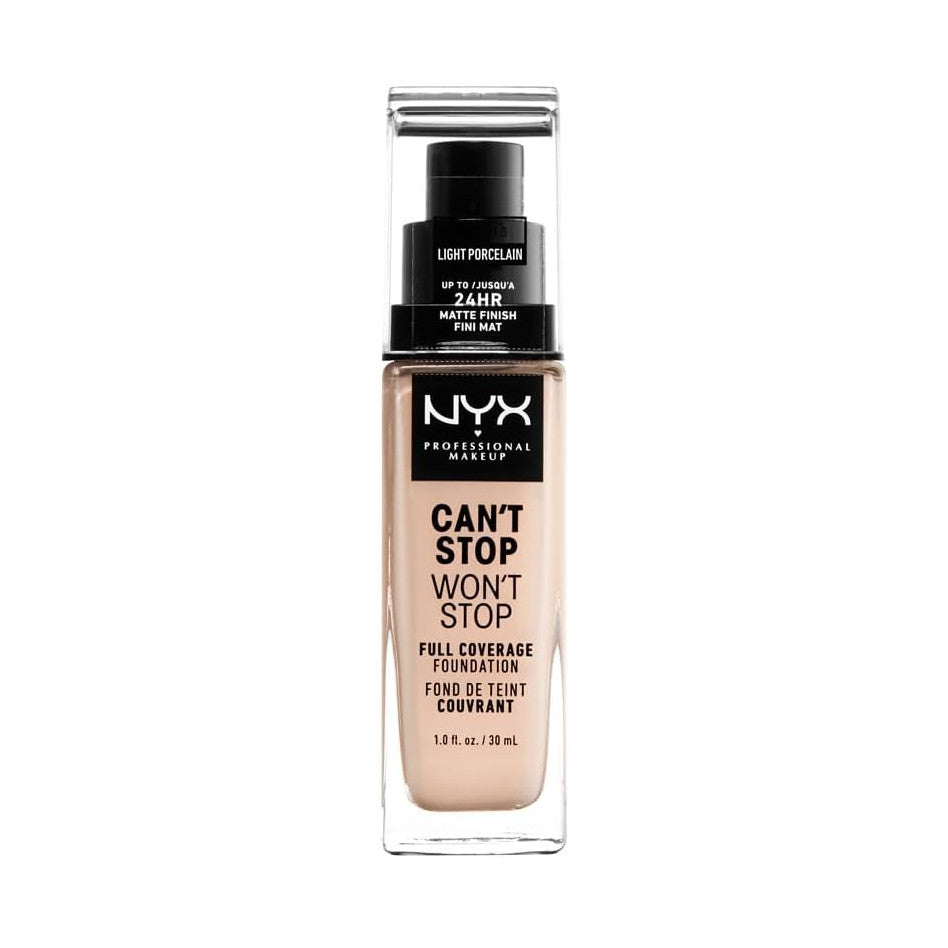 NYX Can't Stop Won't Stop fond de teint couvrant, 30 ml