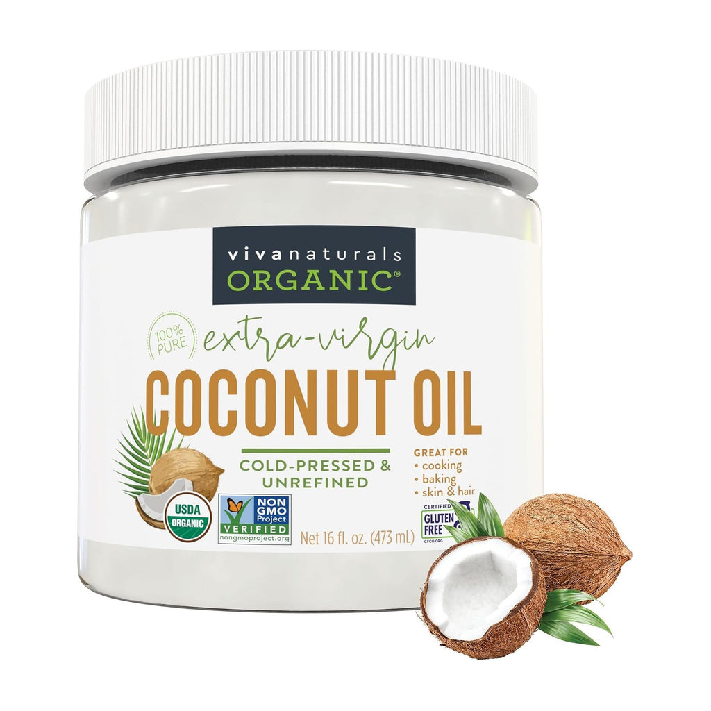 Viva Naturals Huile de coco vierge bio 470 ml