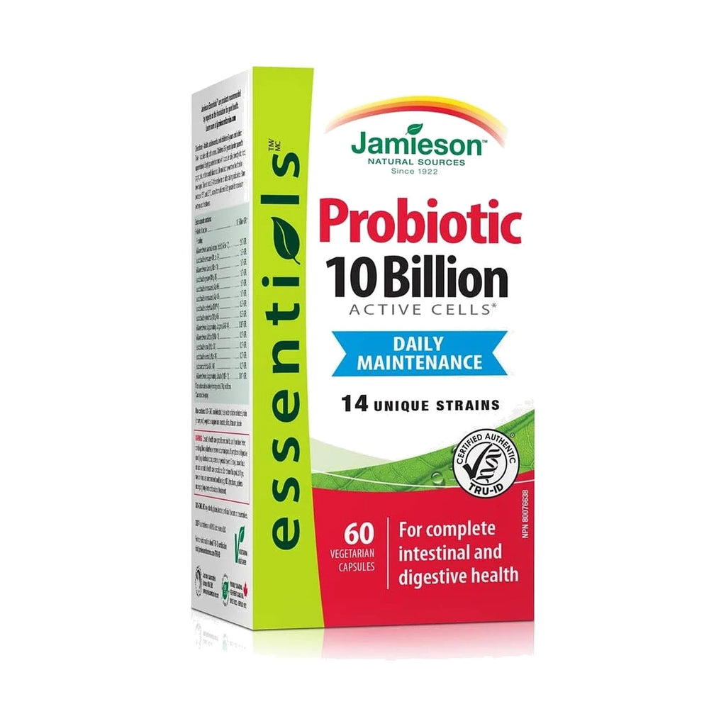 Jamieson probiotiques 10 milliards, 60 gélules