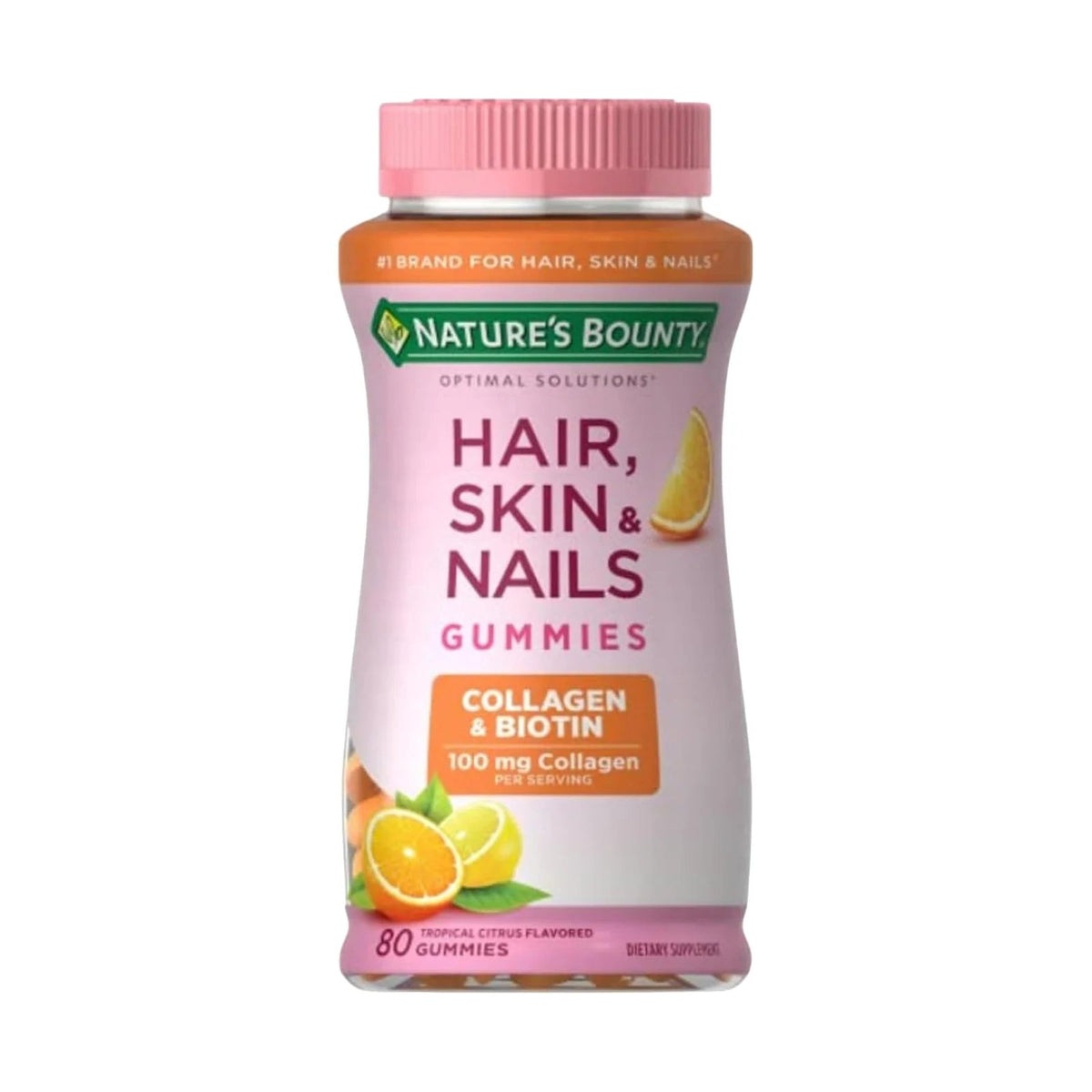 Nature's Bounty gommes cheveux, peau et ongles, 80 gommes