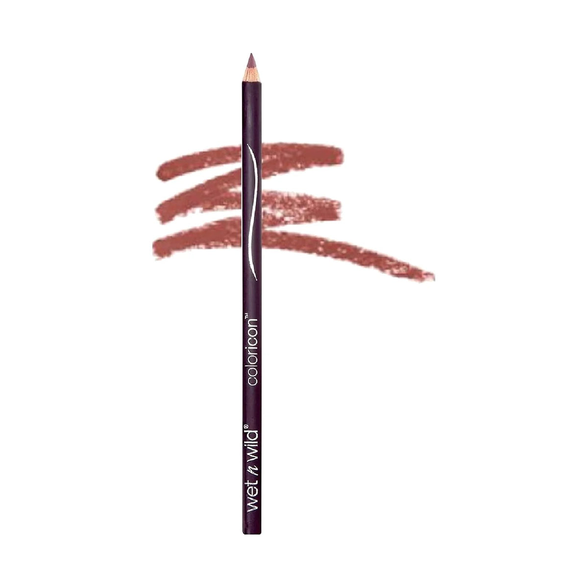 Crayon à lèvres wet n wild Color Icon 1,4 g, teinte Plumberry, sur fond blanc