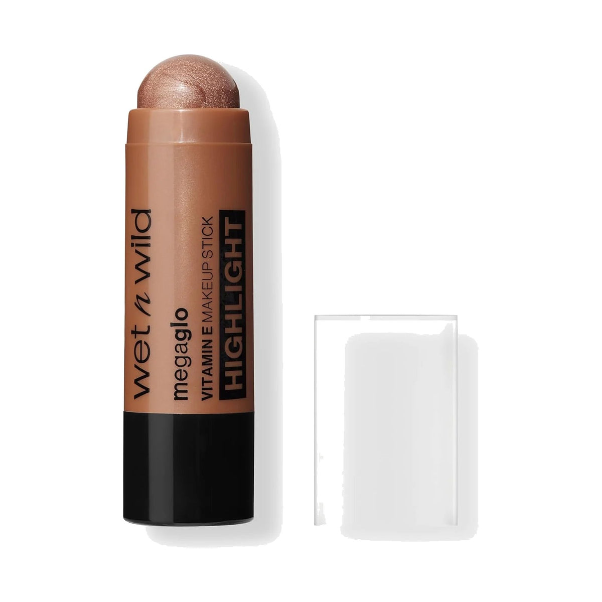 Stick multi-usage wet n wild MegaGlo 6 g, teinte Desert Sands, sur fond blanc
