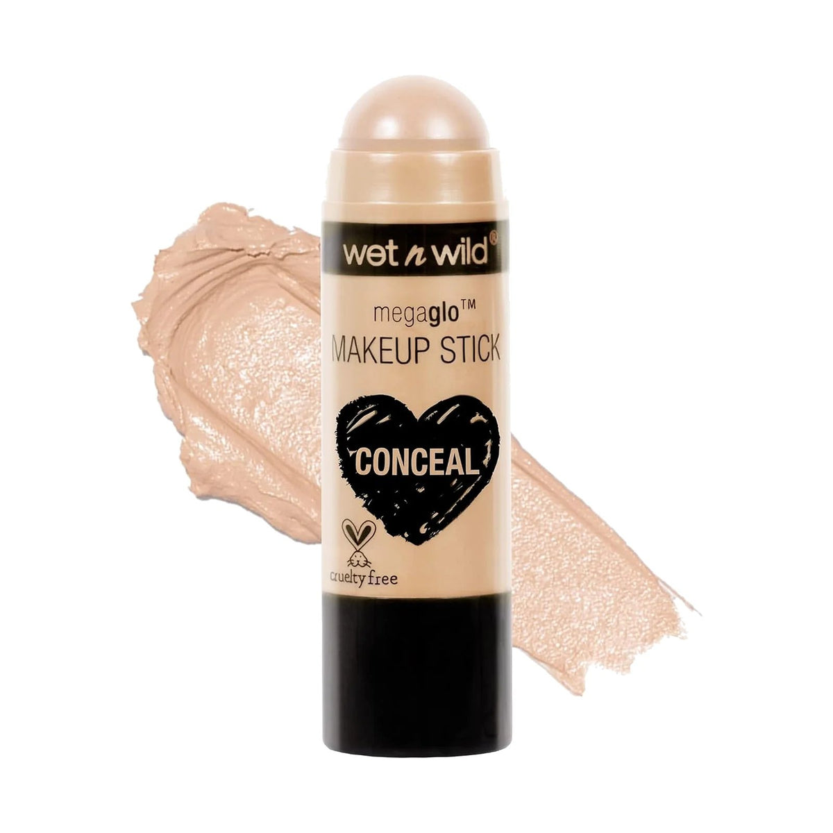 Stick multi-usage wet n wild MegaGlo 6 g, teinte Nude, sur fond blanc